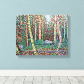 Der Weg zum Januar Leinwanddruck (Insitu (Holzboden))