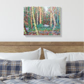 Der Weg zum Januar Leinwanddruck (Insitu (Schlafzimmer))