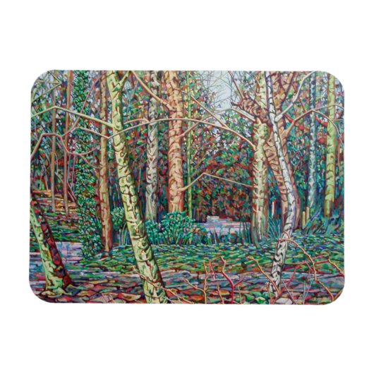 Der Weg zum Januar Magnet (Horizontal)