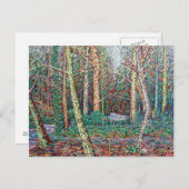 Der Weg zum Januar Postkarte (Vorne/Hinten)