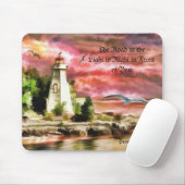 Der Weg zum Licht rechts vor Ihnen Mousepad (Mit Mouse)