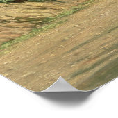 Der Weg zum Meer, Algerien, 1883 Poster (Ecke)