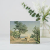 Der Weg zum Meer, Algerien, 1883 Postkarte (Stehend Vorderseite)