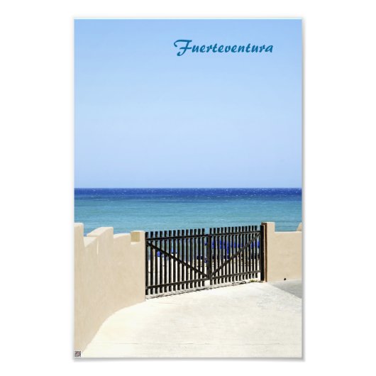 Der Weg zum Meer Fotodruck (Vorne)