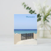 Der Weg zum Meer Postkarte (Stehend Vorderseite)