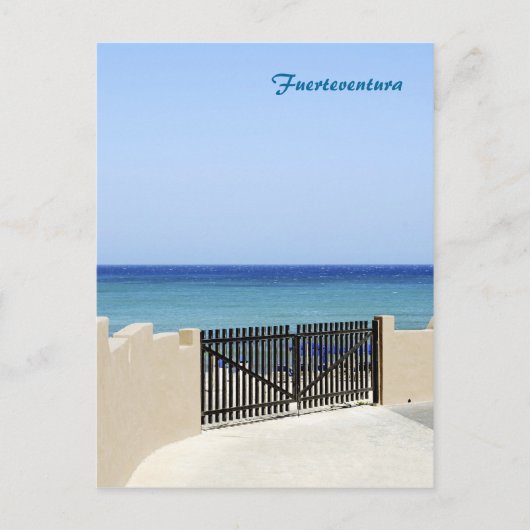 Der Weg zum Meer Postkarte (Vorderseite)