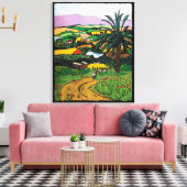 Der Weg zum Meer von Galiläa durch Jonathan Kis-Le Leinwanddruck (Insitu (Wohnzimmer))