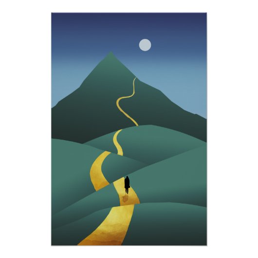 Der Weg zum Mond Poster (Vorderseite)