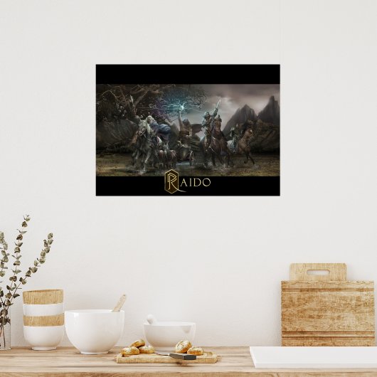 Der Weg zum Ragnarok Poster (Küche)