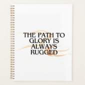 Der Weg zum Ruhm ist immer gedrängt - inspirierend Planer (Vorderseite)