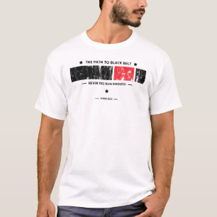 Der Weg zum Schwarzen Gürtel Jiu Jitsu T-Shirt
