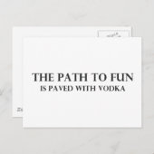 Der Weg zum Spaß 2 Postkarte (Vorne/Hinten)