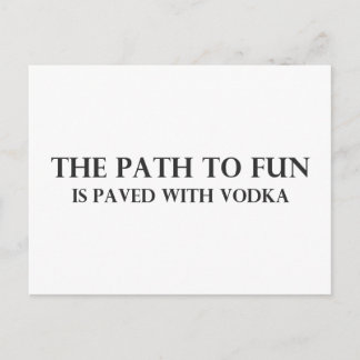 Der Weg zum Spaß 2 Postkarte