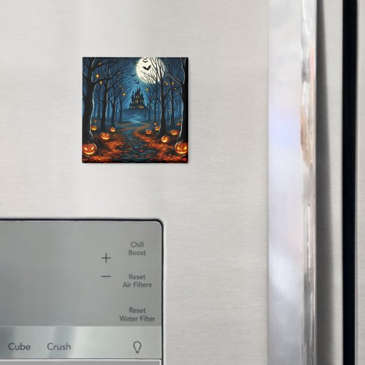 Der Weg zum Spukwald - Halloween Magnet (In Situ (Kühlschrank))