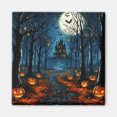 Der Weg zum Spukwald - Halloween Magnet (Vorne)