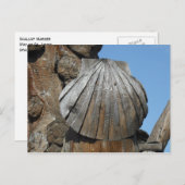 Der Weg zum St. James Wood Scallop Marker Postkarte (Vorne/Hinten)