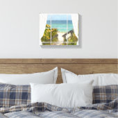 Der Weg zum Strand Leinwanddruck (Insitu (Schlafzimmer))