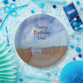 Der Weg zum Strand zum Geburtstag Pappteller (Party)