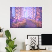 Der Weg zum Tempel Poster (Heimbüro)