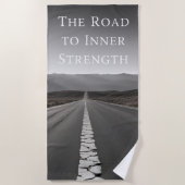 Der Weg zur inneren Stärke Strandtuch (Vorderseite)