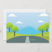 Der Weg zur Uni Einladung (Rückseite)