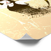 Der weibliche Archer hat einen gestörten Blick Poster (Ecke)