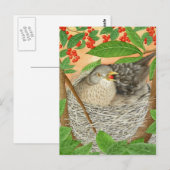 Der weibliche Blackbird Postkarte (Vorne/Hinten)