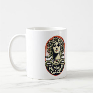 Der weibliche Blick Medusa Gorgon Feministin Kaffeetasse