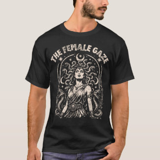 Der weibliche Blick Vintage Medusa Feministin T-Shirt