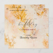 Der weiche Herbst von Aquarellen lässt Überraschun Einladung (Vorne/Hinten)