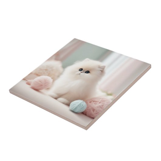 Der weiche pastellfarbene Traum der persischen Kat Fliese (Seite)