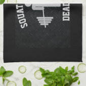 Der Weightlifting-Turnhallen-Tuch der Männer Küchentuch (Gefaltet)