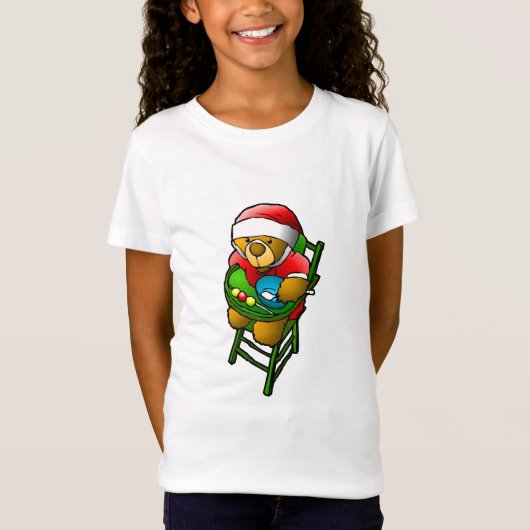 Der Weihnachtsbär T-Shirt (Vorderseite)