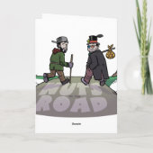 Der Weihnachtsbär von Charles Dickens Feiertagskarte (Rückseite)