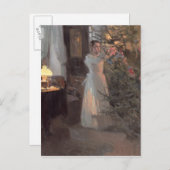 Der Weihnachtsbaum, 1910 Feiertagspostkarte (Vorne/Hinten)