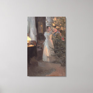 Der Weihnachtsbaum 1910 Leinwanddruck