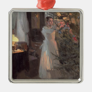 Der Weihnachtsbaum, 1910 Ornament Aus Metall