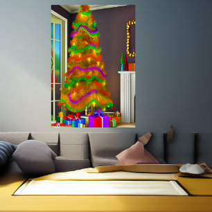 Der Weihnachtsbaum   AI Art Poster