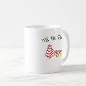 Der Weihnachtsbaum der Jahreszeit Kaffeetasse (VorderseiteRechts)