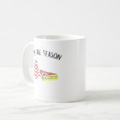 Der Weihnachtsbaum der Jahreszeit Kaffeetasse (Vorderseite Links)