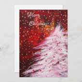 Der Weihnachtsbaum Feiertagskarte (Vorne/Hinten)