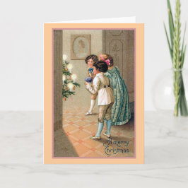 Der Weihnachtsbaum Feiertagskarte