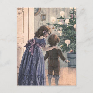 "Der Weihnachtsbaum " Feiertagspostkarte
