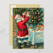 Der Weihnachtsbaum Feiertagspostkarte (Vorne/Hinten)