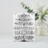 Der Weihnachtsbaum Feiertagspostkarte (Stehend Vorderseite)