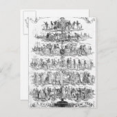 Der Weihnachtsbaum Feiertagspostkarte (Vorne/Hinten)