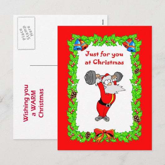 Der Weihnachtsbaum Feiertagspostkarte (Vorne/Hinten)