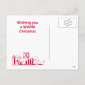 Der Weihnachtsbaum Feiertagspostkarte (Rückseite)