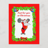 Der Weihnachtsbaum Feiertagspostkarte (Vorderseite)