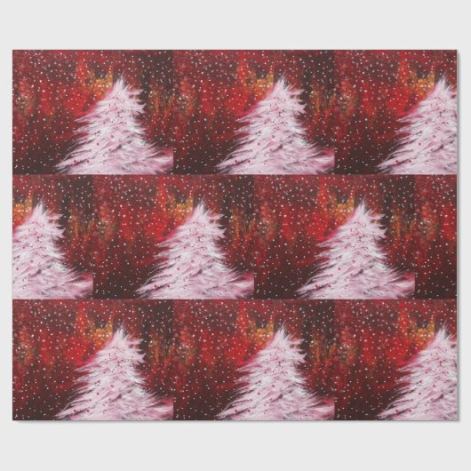 Der Weihnachtsbaum Geschenkpapier (Flach)